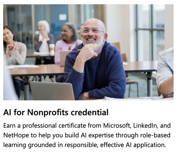 AI for Nonprofits Credentials